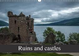 Ruins and castles (Wall Calendar 2018 DIN A3 Landscape)