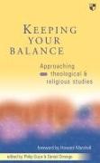 Keeping Your Balance: Approaching Theological and Religious Studies