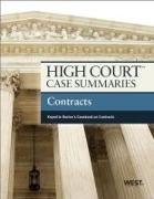 High Court Case Summaries on Contracts, Keyed to Burton