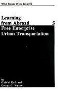 Free Enterprise Urban Transportation