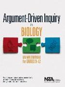 Argument-Driven Inquiry in Biology