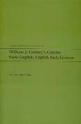 William J. Gedney's Concise Saek-English, English-Saek Lexicon