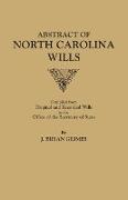 Abstract of North Carolina Wills [16363-1760]