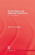 Social Theory and Japanese Experience