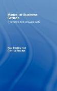 Manual of Business German