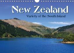 New Zealand - Variety of the South Island (Wall Calendar 2018 DIN A4 Landscape)
