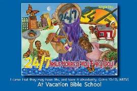 Vacation Bible School (Vbs) 2018 24/7 Invitation Postcards (Pkg of 24): Jesus Makes a Way Every Day!