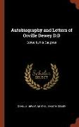 Autobiography and Letters of Orville Dewey D.D: Edited by his Daughter