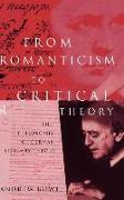 From Romanticism to Critical Theory