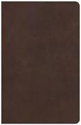 NKJV Large Print Personal Size Reference Bible, Brown Genuine Leather