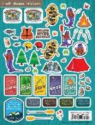Vacation Bible School (Vbs) 2018 Rolling River Rampage Craft Theme Stickers (Pkg of 12): Experience the Ride of a Lifetime with God!