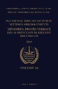 Pleadings, Minutes of Public Sittings and Documents / Mémoires, Procès-Verbaux Des Audiences Publiques Et Documents, Volume 24 (2015)