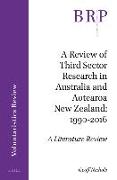 A Review of Third Sector Research in Australia and Aotearoa New Zealand: 1990-2016