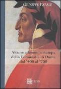 Alcune edizioni della Commedia di Dante dal '400 al '700