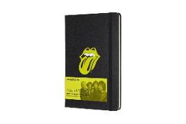 Moleskine Notebook-Rolling Stones. I/a5, ruled, hard cover, black