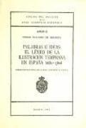 Palabras e ideas : léxico de Ilustración temprana en España:1680