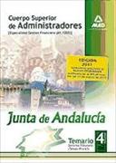 Cuerpo Superior de Administradores [Especialidad Gestión Financiera (A1 1200)] de la Junta de Andalucía. Temario. Volumen IV