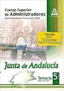 Cuerpo Superior de Administradores [Especialidad Gestión Financiera (A1 1200)] de la Junta de Andalucía. Temario. Volumen V