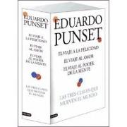 Pack trilogía Eduardo Punset: El viaje a la felicidad, El viaje al amor, El viaje al poder de la mente