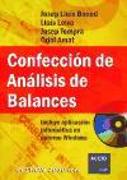 Confección de análisis de balances : incluye aplicación informática en entorno Windows