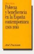 Pobreza y beneficencia en la España contemporánea (1808-1936)