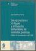 Las operaciones in house y el derecho comunitario de contratos públicos : análisis de la jurisprudencia del TJCE