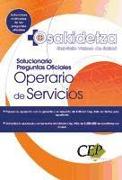 Operario de Servicios, Servicio Vasco de Salud (Osakidetza). Solucionario. Preguntas oficiales
