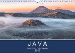 Java, Indonesian Island in the Ring of Fire (Wall Calendar 2018 DIN A4 Landscape)