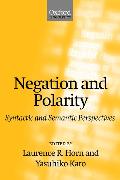 Negation and Polarity: Syntactic and Semantic Perspectives