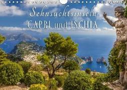 Sehnsuchtsinseln Capri und Ischia (Wandkalender 2018 DIN A4 quer) Dieser erfolgreiche Kalender wurde dieses Jahr mit gleichen Bildern und aktualisiertem Kalendarium wiederveröffentlicht