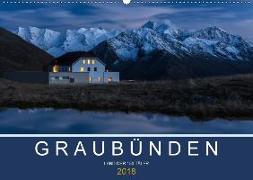Graubünden - Land der 150 TälerCH-Version (Wandkalender 2018 DIN A2 quer) Dieser erfolgreiche Kalender wurde dieses Jahr mit gleichen Bildern und aktualisiertem Kalendarium wiederveröffentlicht