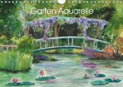 Garten Aquarelle (Wandkalender 2018 DIN A4 quer) Dieser erfolgreiche Kalender wurde dieses Jahr mit gleichen Bildern und aktualisiertem Kalendarium wiederveröffentlicht