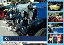 Schnauferl - Oldtimerdetails von Wagen vor 1930 (Wandkalender 2018 DIN A4 quer) Dieser erfolgreiche Kalender wurde dieses Jahr mit gleichen Bildern und aktualisiertem Kalendarium wiederveröffentlicht
