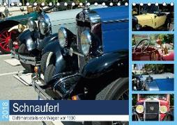 Schnauferl - Oldtimerdetails von Wagen vor 1930 (Tischkalender 2018 DIN A5 quer) Dieser erfolgreiche Kalender wurde dieses Jahr mit gleichen Bildern und aktualisiertem Kalendarium wiederveröffentlicht
