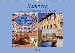 Bamberg - Alte Universitätsstadt an der Regnitz (Wandkalender 2018 DIN A3 quer) Dieser erfolgreiche Kalender wurde dieses Jahr mit gleichen Bildern und aktualisiertem Kalendarium wiederveröffentlicht