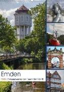 Emden - Sehenswertes der Seehafenstadt (Wandkalender 2018 DIN A2 hoch) Dieser erfolgreiche Kalender wurde dieses Jahr mit gleichen Bildern und aktualisiertem Kalendarium wiederveröffentlicht