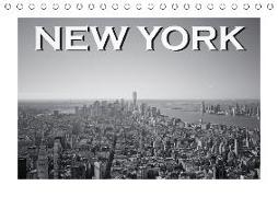 New York in schwarz weiss (Tischkalender 2018 DIN A5 quer)