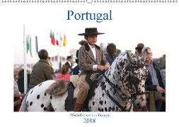 Portugal - Pferdefestival von Golegã (Wandkalender 2018 DIN A2 quer) Dieser erfolgreiche Kalender wurde dieses Jahr mit gleichen Bildern und aktualisiertem Kalendarium wiederveröffentlicht