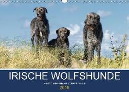 Irische Wolfshunde (Wandkalender 2018 DIN A3 quer) Dieser erfolgreiche Kalender wurde dieses Jahr mit gleichen Bildern und aktualisiertem Kalendarium wiederveröffentlicht