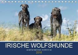 Irische Wolfshunde (Tischkalender 2018 DIN A5 quer) Dieser erfolgreiche Kalender wurde dieses Jahr mit gleichen Bildern und aktualisiertem Kalendarium wiederveröffentlicht