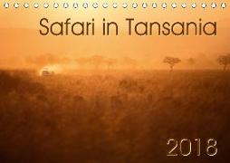 Safari in Tansania (Tischkalender 2018 DIN A5 quer) Dieser erfolgreiche Kalender wurde dieses Jahr mit gleichen Bildern und aktualisiertem Kalendarium wiederveröffentlicht