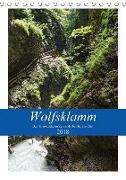 Wolfsklamm - Das Naturwunder im Karwendel bei Stans in Tirol (Tischkalender 2018 DIN A5 hoch) Dieser erfolgreiche Kalender wurde dieses Jahr mit gleichen Bildern und aktualisiertem Kalendarium wiederveröffentlicht