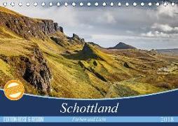 Schottland Farben und Licht (Tischkalender 2018 DIN A5 quer) Dieser erfolgreiche Kalender wurde dieses Jahr mit gleichen Bildern und aktualisiertem Kalendarium wiederveröffentlicht