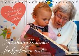 Gutschein-Kalender für Großeltern 2018 (Tischkalender 2018 DIN A5 quer) Dieser erfolgreiche Kalender wurde dieses Jahr mit gleichen Bildern und aktualisiertem Kalendarium wiederveröffentlicht