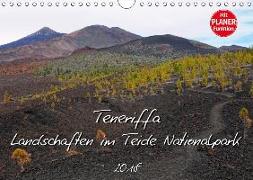 Teneriffa - Landschaften im Teide Nationalpark (Wandkalender 2018 DIN A4 quer) Dieser erfolgreiche Kalender wurde dieses Jahr mit gleichen Bildern und aktualisiertem Kalendarium wiederveröffentlicht