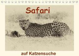 Safari - auf Katzensuche (Tischkalender 2018 DIN A5 quer) Dieser erfolgreiche Kalender wurde dieses Jahr mit gleichen Bildern und aktualisiertem Kalendarium wiederveröffentlicht