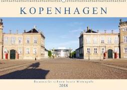 Kopenhagen. Dänemarks schöne bunte Metropole (Wandkalender 2018 DIN A2 quer) Dieser erfolgreiche Kalender wurde dieses Jahr mit gleichen Bildern und aktualisiertem Kalendarium wiederveröffentlicht
