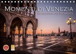 Momenti di Venezia - Venezianische Momente (Tischkalender 2018 DIN A5 quer) Dieser erfolgreiche Kalender wurde dieses Jahr mit gleichen Bildern und aktualisiertem Kalendarium wiederveröffentlicht