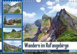 Wandern im Rofangebirge - Brandenberger Alpen in Tirol (Wandkalender 2018 DIN A4 quer) Dieser erfolgreiche Kalender wurde dieses Jahr mit gleichen Bildern und aktualisiertem Kalendarium wiederveröffentlicht