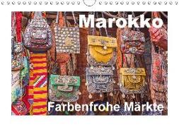 Marokko - Farbenfrohe Märkte (Wandkalender 2018 DIN A4 quer) Dieser erfolgreiche Kalender wurde dieses Jahr mit gleichen Bildern und aktualisiertem Kalendarium wiederveröffentlicht